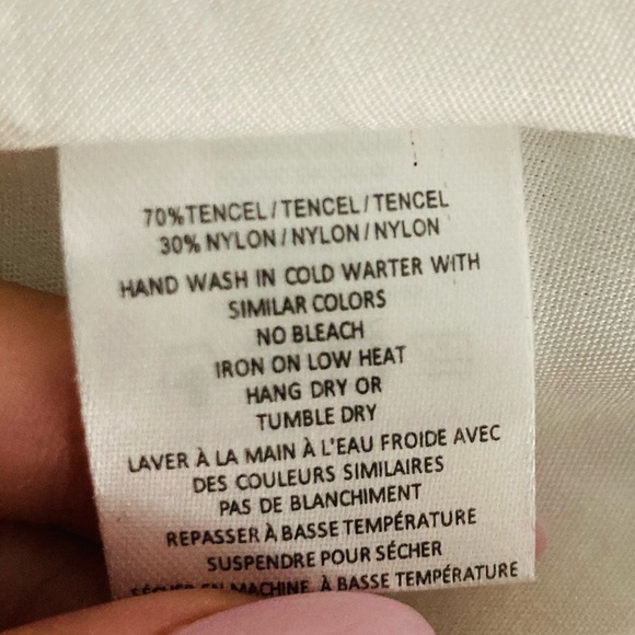 Ciebon Aloia soft tencel midi dress in pastel watercolor paisley print. XS - Picture 12 of 12